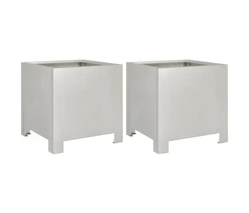 Aia Taimekastid 2 Tk, 30X30X30 Cm Roostevaba Teras