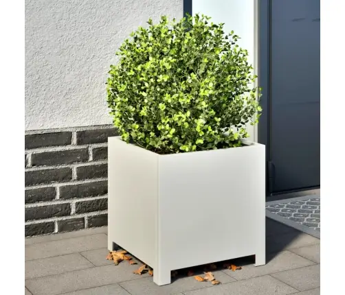 Aia Taimekastid 2 Tk, Valge, 40X40X40 cm Teras