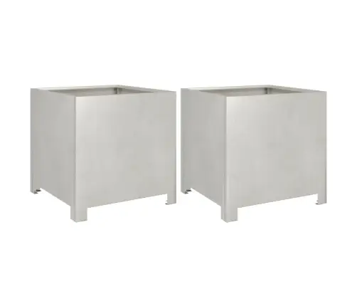 Sodo Loveliai, 2Vnt., 40X40X40cm Nerūdijantis Plienas