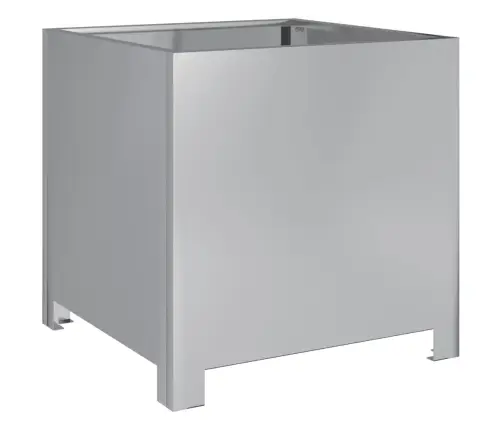 Puķu Kaste, 40X40X40 Cm, Cinkots Tērauds Vidaxl