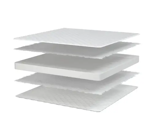 Atmiņas Efekta Putu Matracis, Balts, 80X160X17 Cm, Mīksts Vidaxl