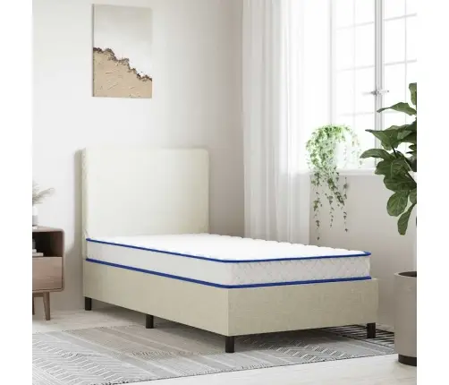 Atmiņas Efekta Putu Matracis, Balts, 90X190X17 Cm, Mīksts Vidaxl