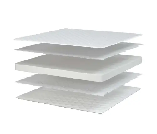 Atmiņas Efekta Putu Matracis, Balts, 140X190X17 Cm, Mīksts Vidaxl