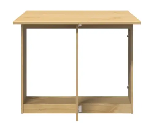 Ēdamgalds Corona, Saliekams, Vaska Brūns, Priedes Masīvkoks Vidaxl