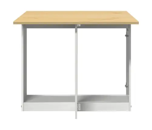 Valgomojo Stalas Corona, Balta, Pušies Masyvas