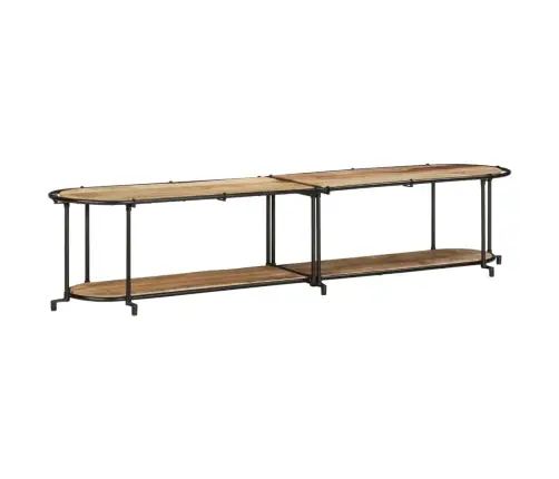 Televizoriaus Spintelė, 200X42X40cm Mango Medienos Masyvas