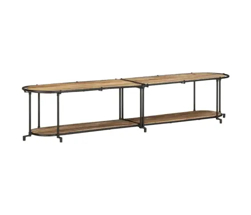 Televizoriaus Spintelė, 200X42X40cm Mango Medienos Masyvas