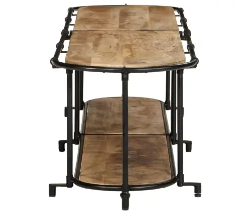 Televizoriaus Spintelė, 200X42X40cm Mango Medienos Masyvas