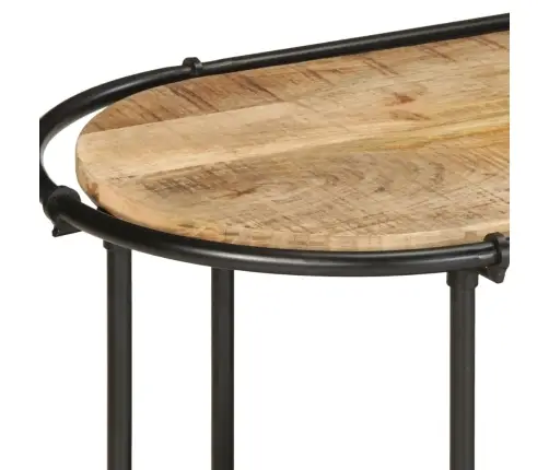 Televizoriaus Spintelė, 200X42X40cm Mango Medienos Masyvas