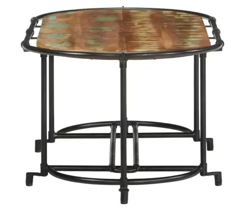 Kavos Staliukas, 110X55X40cm Perdirbtos Medienos Masyvas