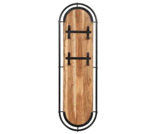 Seinale Kinnitatav Riidenagi 4 Konksuga, 2 Tk, Akaatsiapuit