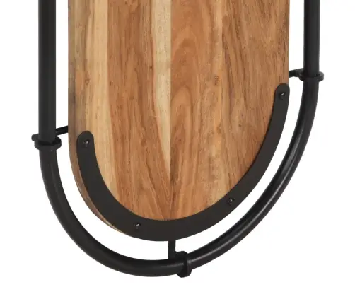 Seinale Kinnitatav Riidenagi 4 Konksuga, 2 Tk, Akaatsiapuit