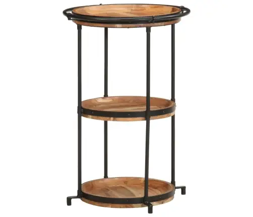 Galdiņš, Ø55X83 Cm, Akācijas Masīvkoks Vidaxl