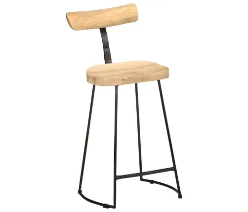 Bāra Krēsli, 2 Gab., 49X43X88 Cm, Mango Masīvkoks Vidaxl