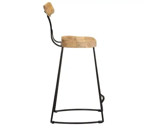 Bāra Krēsli, 2 Gab., 49X43X88 Cm, Mango Masīvkoks Vidaxl