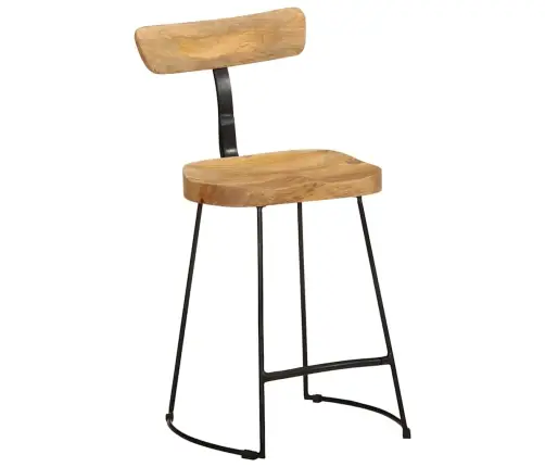 Baro Taburetės, 2Vnt., 49X43X79 cm Medžio Masyvo Mango