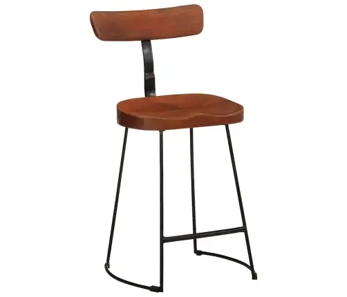 Bāra Krēsli, 2 Gab., 49X43X79 Cm, Mango Masīvkoks Vidaxl