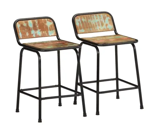 Baaripukid, 2 Tk, 46X35,5X70 cm Taaskasutatud Täispuidust