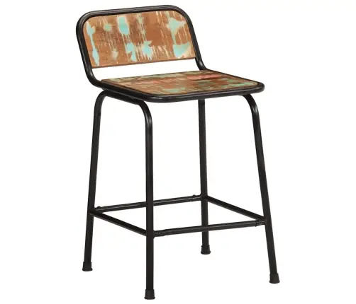 Baro Taburetės, 4Vnt., 46X35,5X70 cm Perdirbtos Medienos