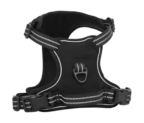 Diržai Šunims Su Atspindinčiomis Juostelėmis, Juodi, S