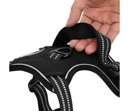 Diržai Šunims Su Atspindinčiomis Juostelėmis, Juodi, S