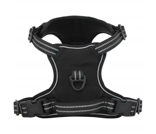 Diržai Šunims Su Atspindinčiomis Juostelėmis, Juodi, Xl