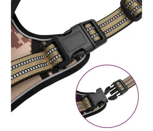 Koera Traksid Rihma Ja Kaelarihmaga, Reguleeritav, Pruun M