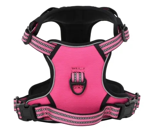 Koera Traksid Rihma Ja Kaelarihmaga, Reguleeritav, Roosa M
