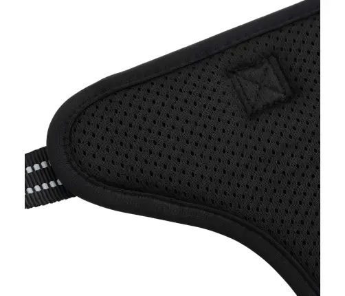 Koera Traksid Rihma Ja Kaelarihmaga, Reguleeritav, Must L