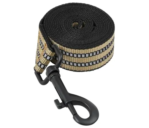 Suņu Siksnas Ar Pavadu Un Kakla Siksnu, Regulējamas, Brūnas, L Vidaxl