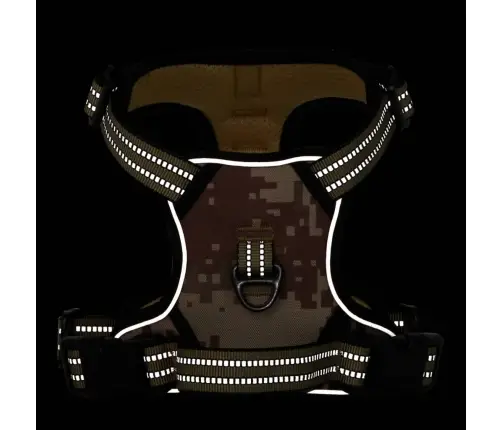 Suņu Siksnas Ar Pavadu Un Kakla Siksnu, Regulējamas, Brūnas, Xl Vidaxl