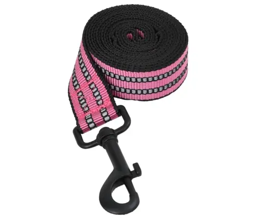 Suņu Siksnas Ar Pavadu Un Kakla Siksnu, Regulējamas, Rozā, Xl Vidaxl