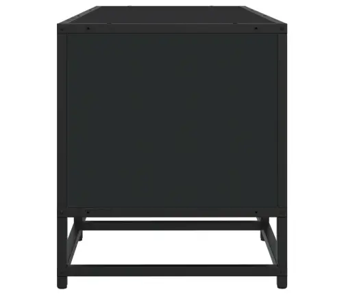 Televizoriaus Spintelė, Juoda, 180X35X41cm Apdirbta Mediena Televizoriaus Spintelė, Juoda, 180X35X41cm Apdirbta Mediena