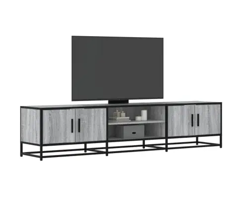 Tv Skapītis, Pelēka Ozolkoka, 180X35X41 Cm, Inženierijas Koks Vidaxl