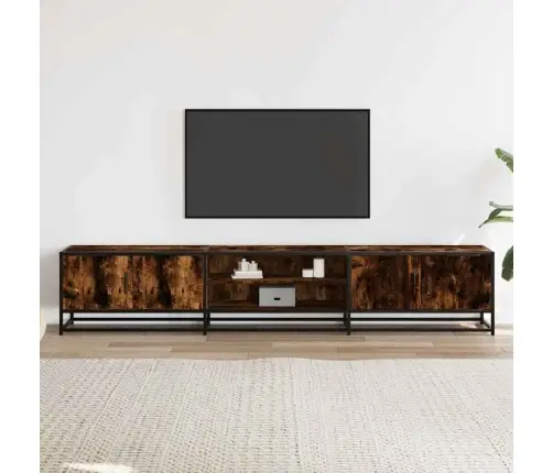 Tv Skapītis, Ozolkoka Krāsā, 210X35X41 Cm, Inženierijas Koks Vidaxl