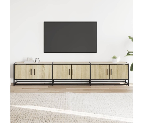 Tv Skapītis, Ozolkoka Krāsa, 210X35X41 Cm, Inženierijas Koks Vidaxl