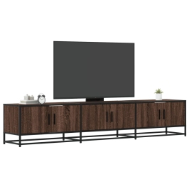 Tv Plaukts, Brūna Ozolkoka, 210X35X41 Cm, Inženierijas Koks Vidaxl