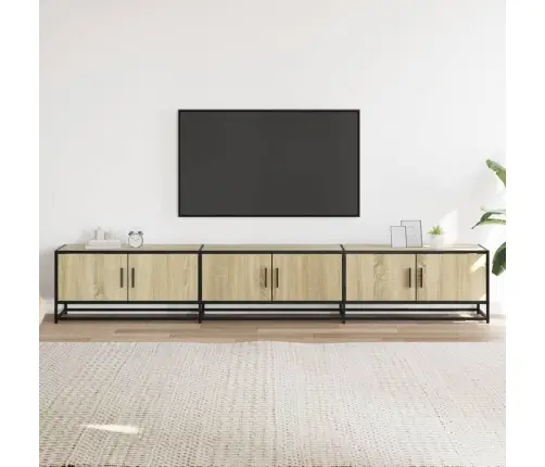 Tv Skapītis, Ozolkoka Krāsa, 240X35X41 Cm, Inženierijas Koks Vidaxl