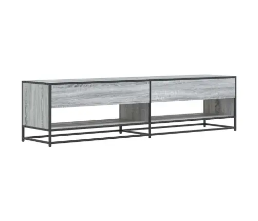 Tv Skapītis, Pelēka Koka, 180,5X40X46 Cm, Inženierijas Koks Vidaxl