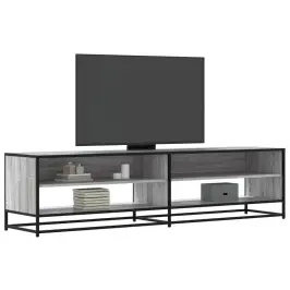 Tv Skapītis, Pelēka Koka, 180,5X40X46 Cm, Inženierijas Koks Vidaxl