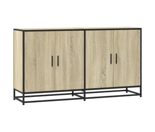 Šoninė Spintelė, Sonoma Ąžuolo, 134X35X76cm Apdirbta Mediena