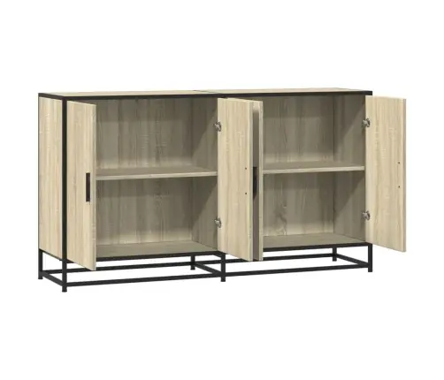 Šoninė Spintelė, Sonoma Ąžuolo, 134X35X76cm Apdirbta Mediena