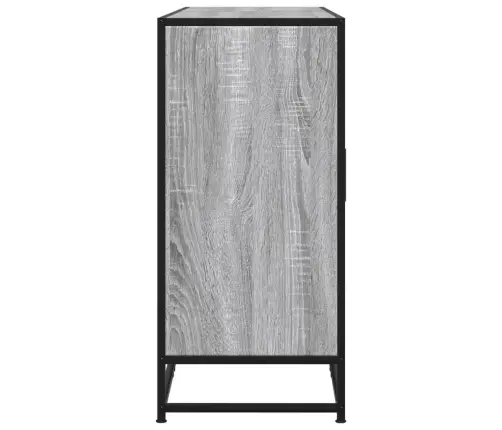 Kumode, Pelēka Ozolkoka, 134X35X76 Cm, Inženierijas Koks Vidaxl