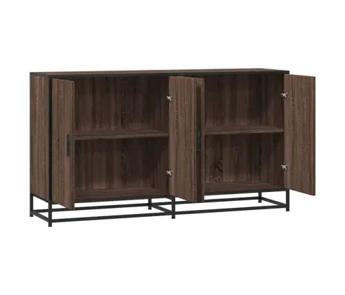 Kumode, Ozolkoka Krāsa, 134X35X76 Cm, Inženierijas Koks Vidaxl