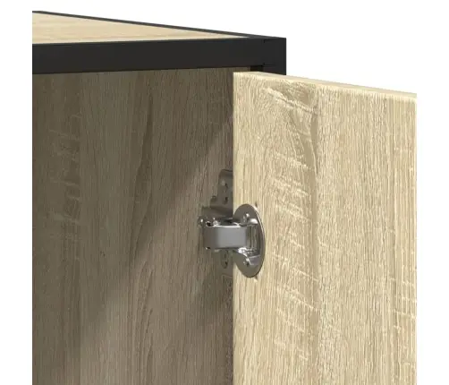 Kumode, Ozolkoka Krāsa, 92X35X76 Cm, Inženierijas Koks Vidaxl