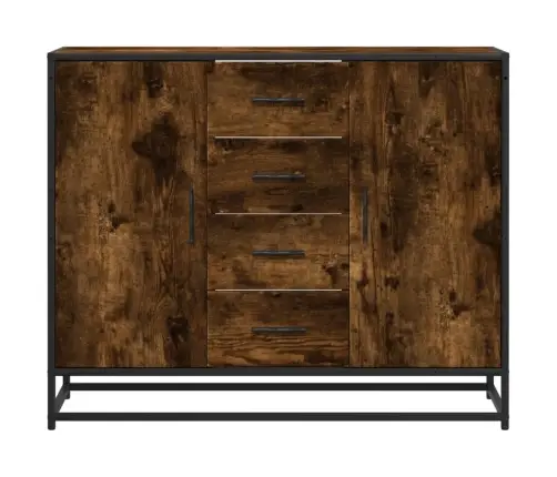 Kumode, Ozolkoka Krāsa, 92X35X76 Cm, Inženierijas Koks Vidaxl