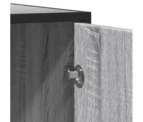 Kumode, Pelēka Ozolkoka, 92X35X76 Cm, Inženierijas Koks Vidaxl