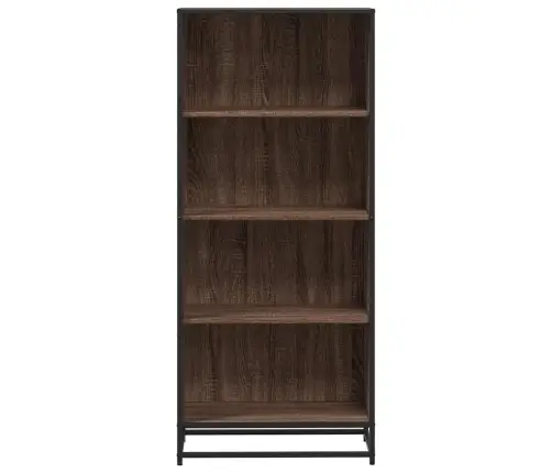 Raamaturiiul, Pruun Tamm, 60X35X139 cm Tehispuit