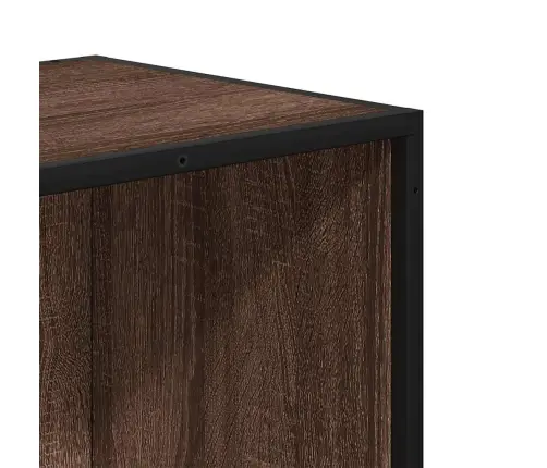 Raamaturiiul, Pruun Tamm, 60X35X139 cm Tehispuit