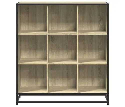 Grāmatplaukts Ozola 97,5X33X107,5 Cm Inženierijas Koks, Metāls Vidaxl